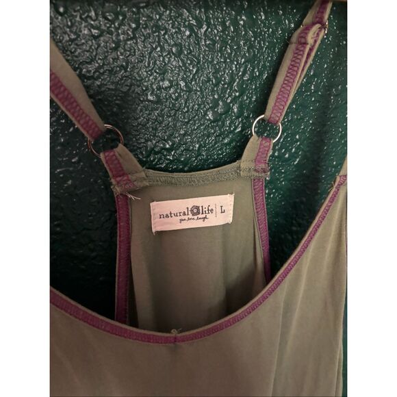 Natural Life lucy jumpsuit in bay green Large Bohemian boho festival hippie - Picture 3 of 5